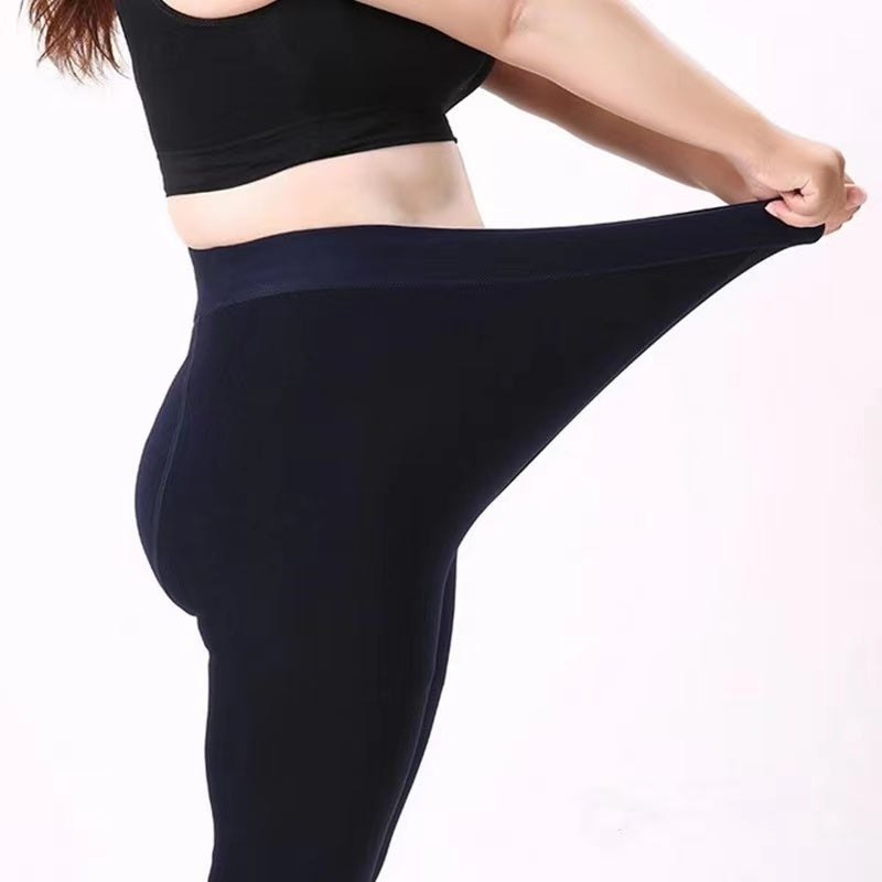Black Thermal Fleece Lined Tights - Olivia