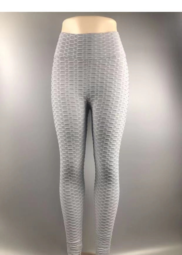 Grey Honey Comb Legging - Camila