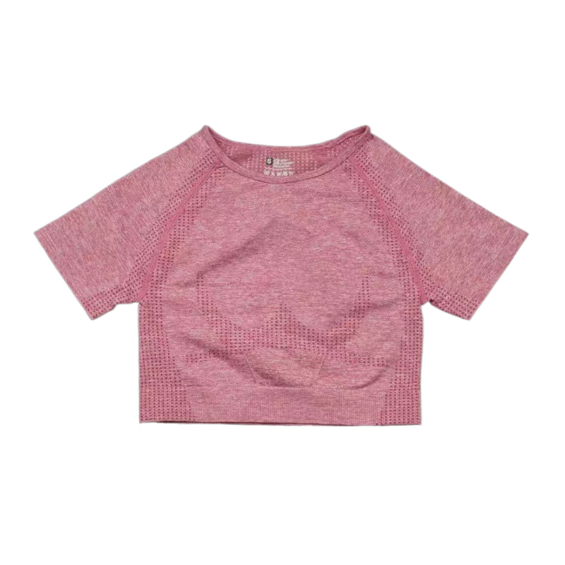 Pink Dot Print Half Sleeve Top - Mia