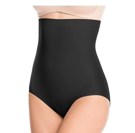 Black Shapewear High Waist Control Briefs - Abigail