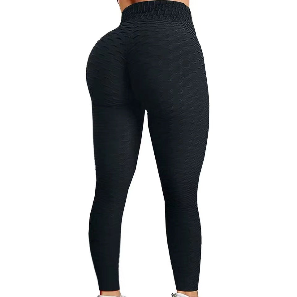 Black Honey Comb Legging - Camila