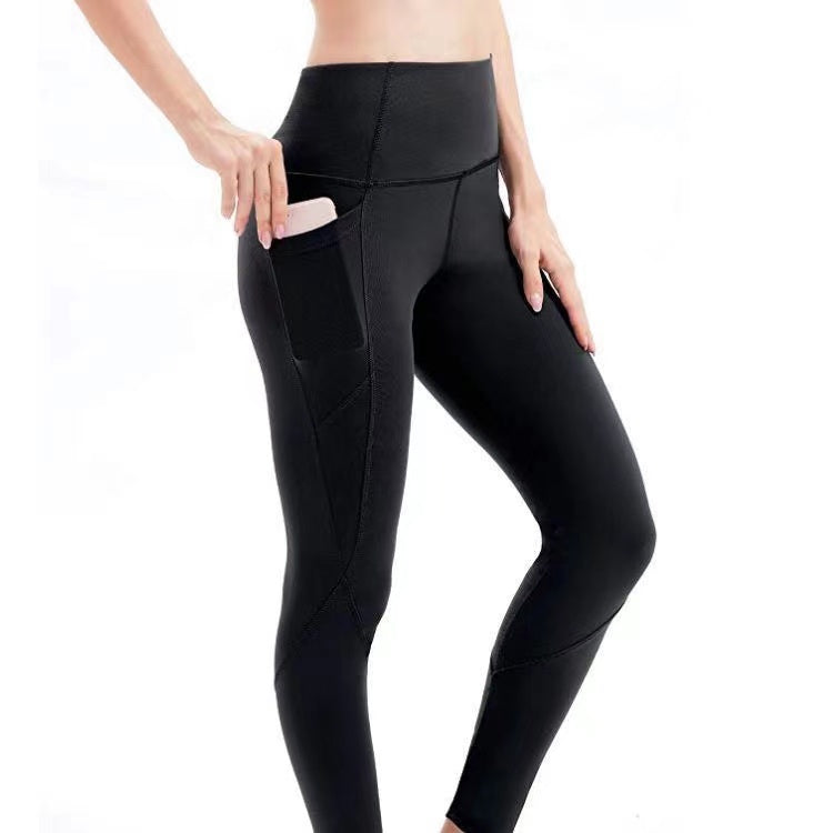 Black Mobile Pocket Legging - Ella