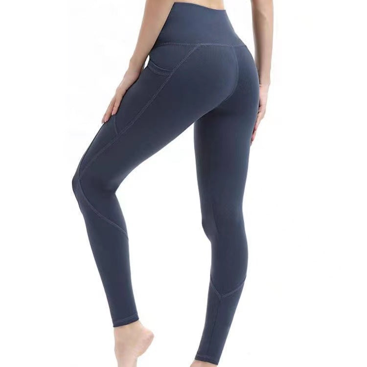 Navy Mobile Pocket Legging - Ella