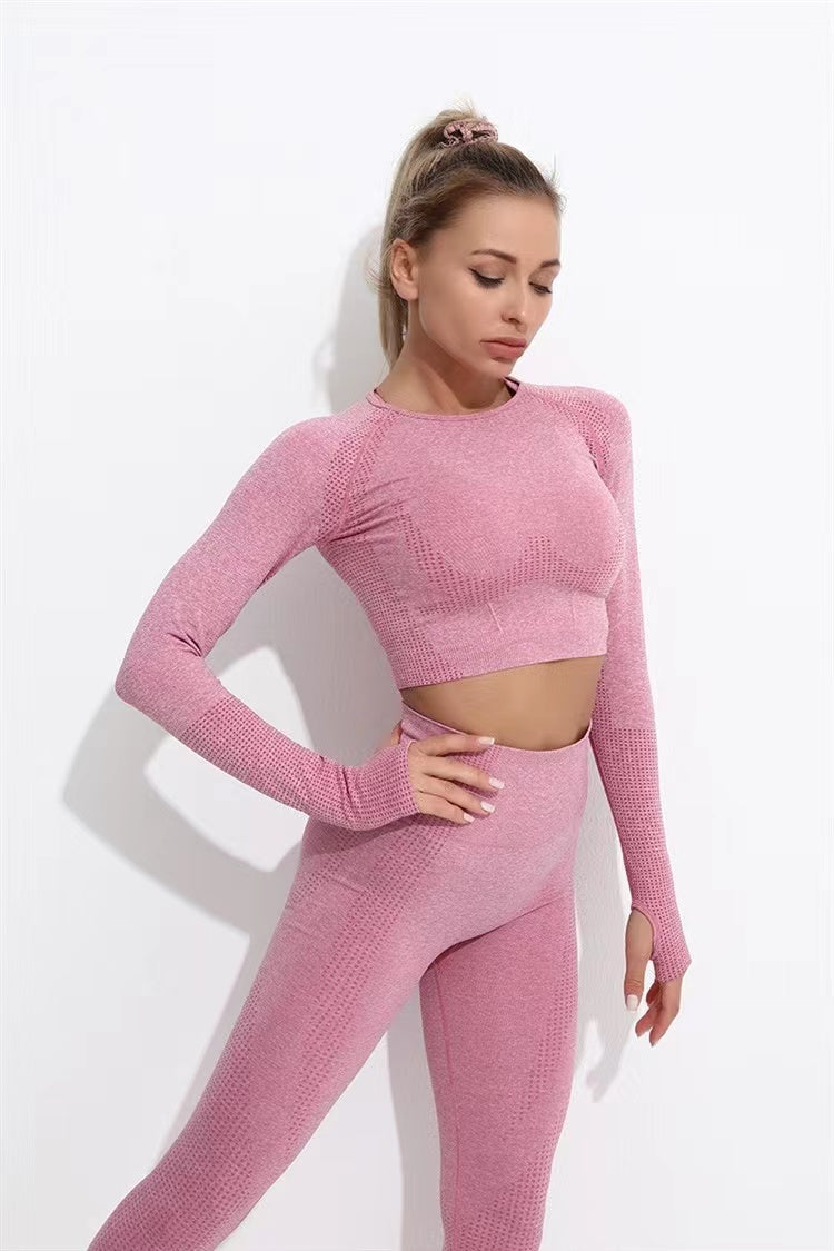 Pink Dot Print Thumb Hole Full Sleeve Top - Sophia