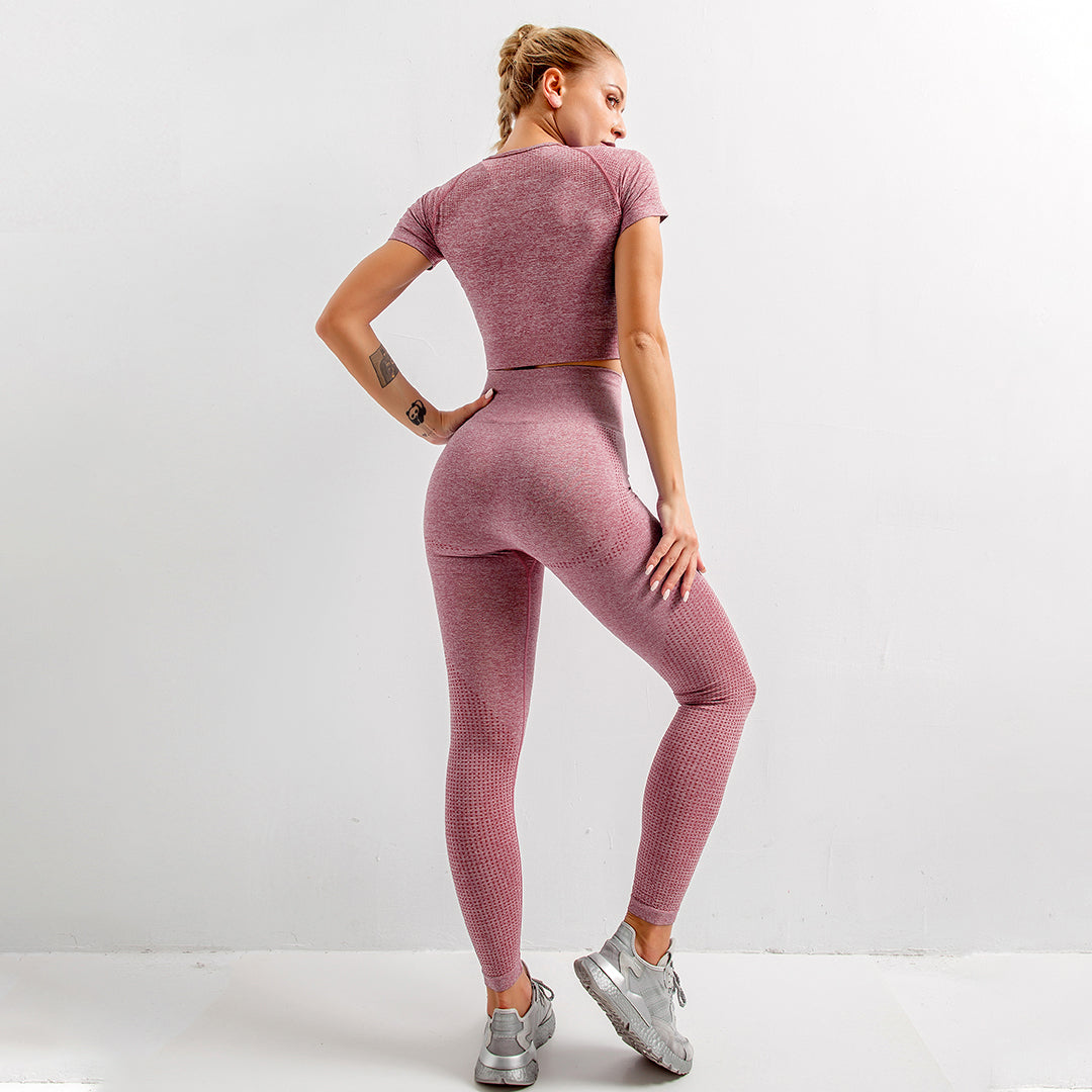 Pink Dot Print Ankle Fit Legging - Isabella